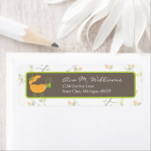 Pumpkin Carriage Address Label (Insitu)