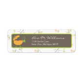 Pumpkin Carriage Address Label (Voorkant)