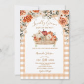 Pumpkin Carriage Baby shower, lokaal gekweekt Kaart (Voorkant)