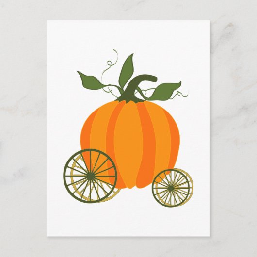 Pumpkin Carriage Briefkaart (Voorkant)