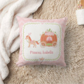 Pumpkin Carriage Little Princess Girls Room Decor Kussen (Deken)
