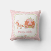 Pumpkin Carriage Little Princess Girls Room Decor Kussen (Voorkant)