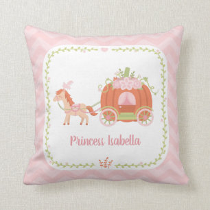 Pumpkin Carriage Little Princess Girls Room Decor Kussen