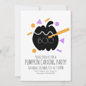 Pumpkin Carving Black Pumpkin Confetti Sprinkles I Kaart (Voorkant)