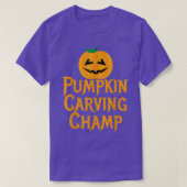 Pumpkin Carving Champ Halloween T-shirt (Design voorkant)