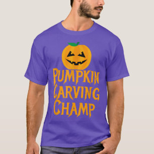 Pumpkin Carving Champ Halloween T-shirt