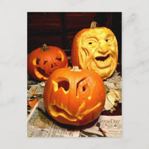 Pumpkin Carving I Briefkaart