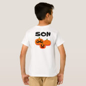 Pumpkin carving party Family Matching T-shirt (Achterkant volledig)