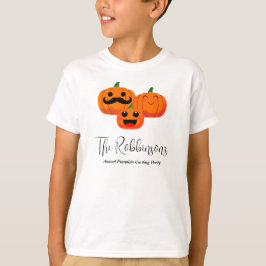 Pumpkin carving party Family Matching T-shirt