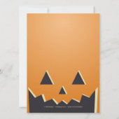 Pumpkin Carving Party-uitnodiging Kaart (Achterkant)