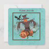 PUMPKIN CARVING WEDSTRIJD PARTIJ FEESTDAGENKAART (Voorkant)