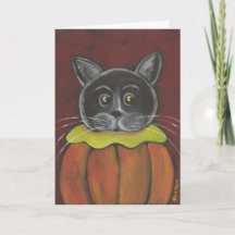 Pumpkin Cat Kaart van Liz Revit