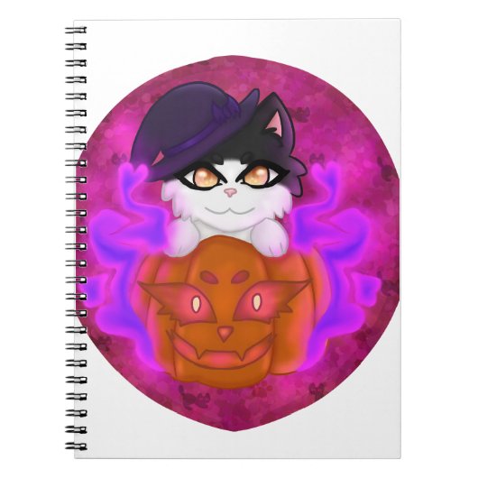 Pumpkin Cat Notitieboek (Voorkant)