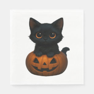 Pumpkin Cat – Schattige Spooky Halloween Shirt voo Servet