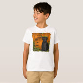 Pumpkin Cat T-shirt (Voorkant volledig)