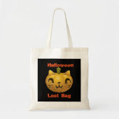 Pumpkin Cat Tote Bag (Voorkant)