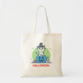 Pumpkin Cat Tote Bag (Voorkant)