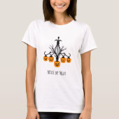 Pumpkin chandelier Halloween-thema T-shirt (Voorkant)
