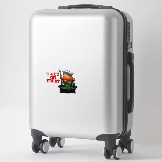 Pumpkin Chef Halloween Party - Spooky Touch Sticker (Koffer)