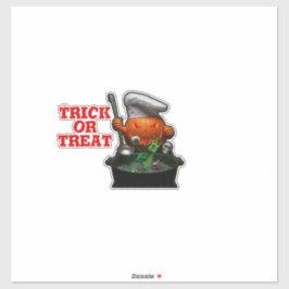 Pumpkin Chef Halloween Party - Spooky Touch Sticker