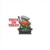 Pumpkin Chef Halloween Party - Spooky Touch Sticker (Voorkant)