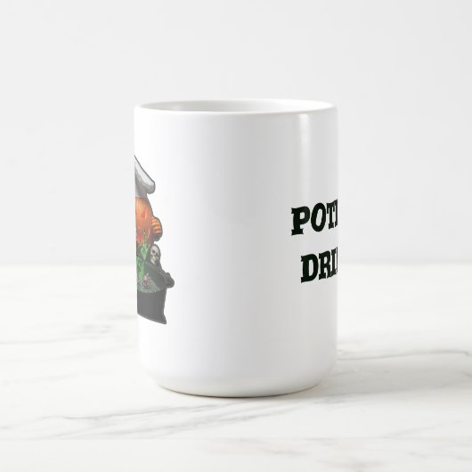 Pumpkin Chef Halloween - Witch's Brew-thema's Koffiemok (Center)