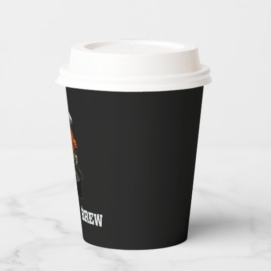 Pumpkin Chef Halloween - Witch's Brew-thema's Papieren Bekers (Links)