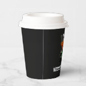 Pumpkin Chef Halloween - Witch's Brew-thema's Papieren Bekers (Rechts)