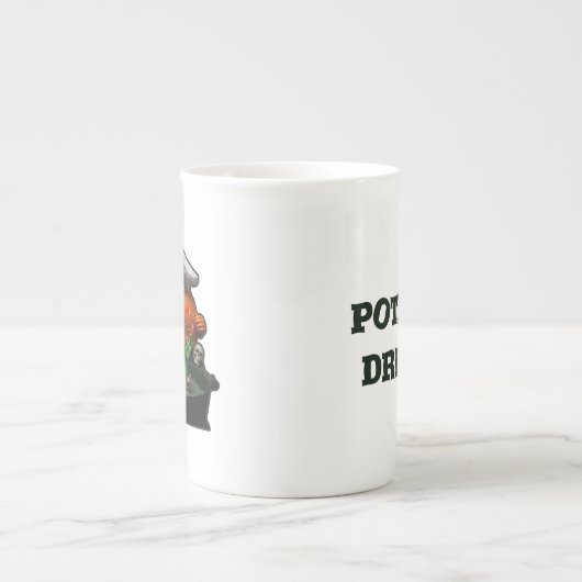 Pumpkin Chef Halloween - Witch's Brew-thema's Porselein Kop (Voorkant)