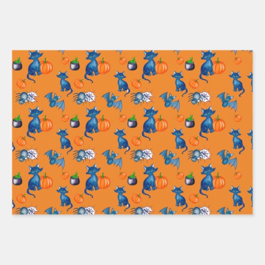 Pumpkin cider doughnuts Design Perfect Halloween Inpakpapier Vel (Voorkant 3)