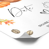 Pumpkin Coffee Vrijgezellenfeest Datum nacht ideeë Poster (Hoek)