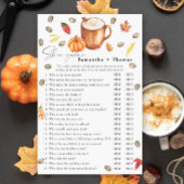 Pumpkin Coffee Vrijgezellenfeest Schoenspel