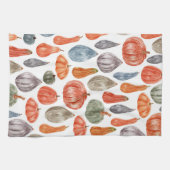 Pumpkin Collectie Waterverf Keukenhanddoek (Horizontaal)