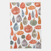 Pumpkin Collectie Waterverf Keukenhanddoek (Verticaal)