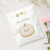 Pumpkin Cookie Smile Halloween Bedankzakje (Gezegeld)