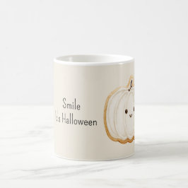 Pumpkin Cookie Smile Halloween Koffiemok