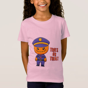 Pumpkin Cop: Grappige Halloween T-shirt