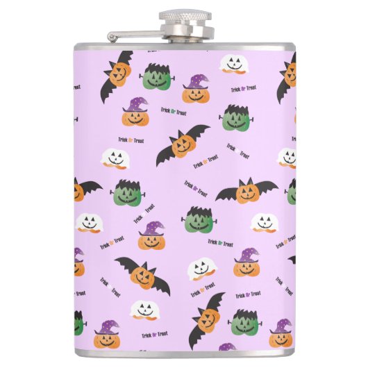 Pumpkin Costume Pattern Jack O Lantern Heupfles (Voorkant)