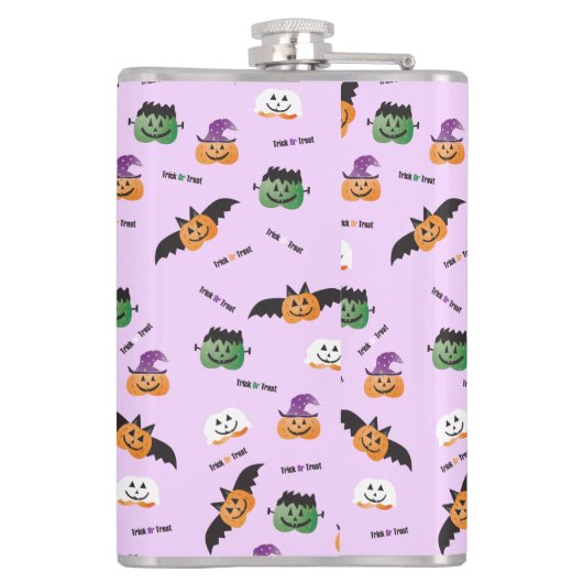 Pumpkin Costume Pattern Jack O Lantern Heupfles (Achterkant)