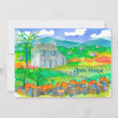 Pumpkin Cottage Herfst Open Huis Uitnodiging (Voorkant)