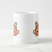 Pumpkin Couple Mugs Grote Koffiekop (Voorkant)