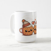 Pumpkin Couple Mugs Koffiemok (Voorkant links)