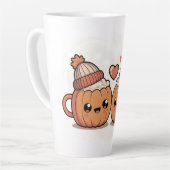 Pumpkin Couple Mugs Latte Mok (Linkerhoek)