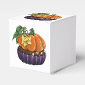 Pumpkin Cupcake Bedankdoosjes (Voorkant Zijde)