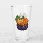Pumpkin Cupcake Glas (Achterkant)