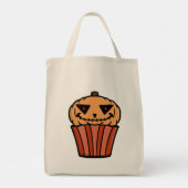 Pumpkin Cupcake Halloween Tote Bag (Achterkant)
