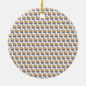 Pumpkin Cupcake Keramisch Ornament (Achterkant)