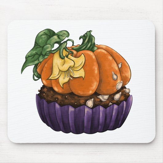 Pumpkin Cupcake Muismat (Voorkant)