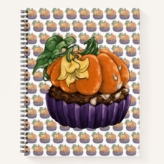 Pumpkin Cupcake Notitieboek (Voorkant)