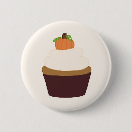 Pumpkin Cupcake - Ronde pop-upbadge Button 3,2 Cm